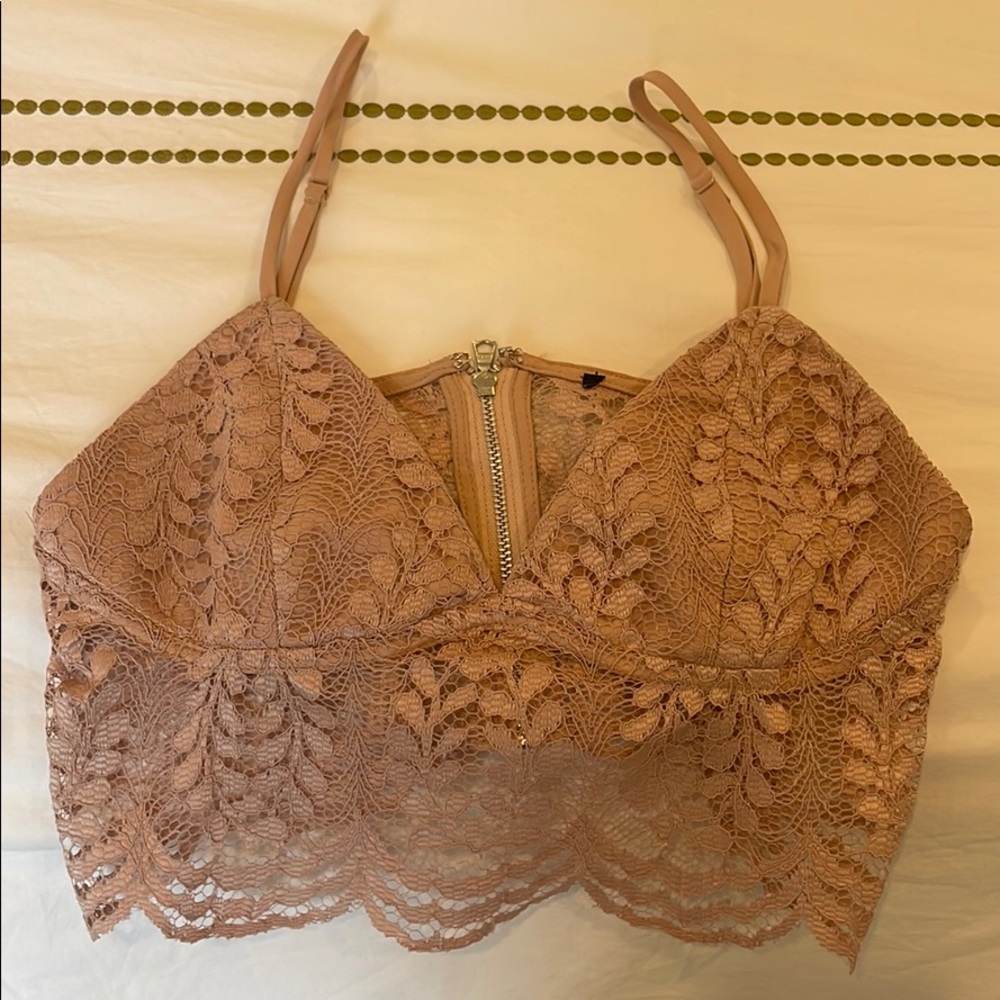 Lace crop top